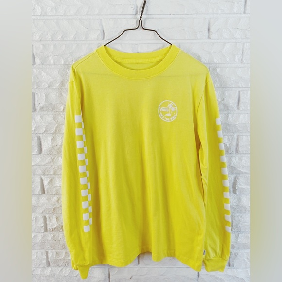 Vans Tops - Vans Long Sleeve Logo/Checkered Top